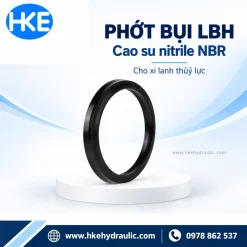 Phốt bụi LBH cao su nitrile NBR cho xi lanh thủy lực
