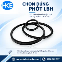 Chọn phớt LBH theo đường kính trong ngoài chiều cao và biên dạng