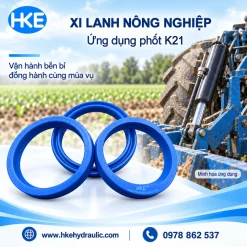 Ứng dụng phốt K21 trong xi lanh máy nông nghiệp