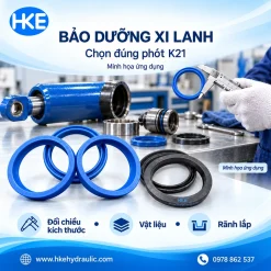Đo kích thước phốt K21 và kiểm tra rãnh lắp