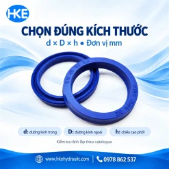 Chiều lắp phốt UN hướng miệng U về phía áp suất