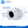 Con trượt tròn kín SCS16UU, trục 16 mm, kích thước 44x50x38 mm HKE