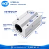 Bản vẽ con trượt tròn SCS20LUU, trục 20 mm, thân 95 × 53 × 40 mm