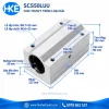 Bản vẽ con trượt tròn SCS50LUU, trục 50 mm, thân 215 × 122 × 102 mm