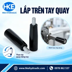 Tay nắm xoay M8x63 – Ren M8, thân dài 63 mm - Ảnh 4