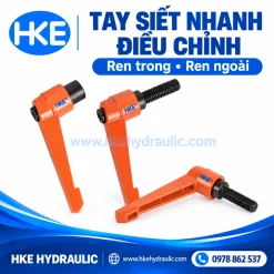 Nhóm tay siết nhanh điều chỉnh ren trong và ren ngoài