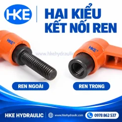 Chi tiết tay siết nhanh ren ngoài và ren trong
