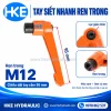 Tay siết nhanh M12 ren trong, tay cầm 95 mm