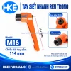Tay siết nhanh M16 ren trong, tay cầm 114 mm