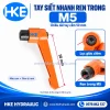 Tay siết nhanh M5 ren trong, tay cầm 50 mm