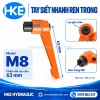 Tay siết nhanh M8 ren trong, tay cầm 63 mm