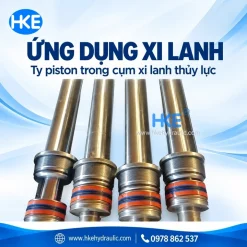 Ty piston và cụm phốt trong xi lanh thủy lực