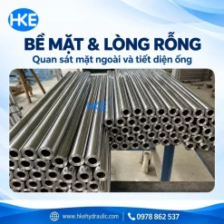 Bề mặt ngoài và tiết diện các ống ty rỗng mạ crom