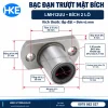 Con trượt tròn LMH12UU mặt bích oval 2 lỗ, kích thước 12x21x30 mm HKE