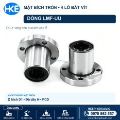 Con trượt tròn LMF16UU mặt bích tròn 16x28x37 mm - Ảnh 6